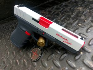 Glock21 Nintendo Duck Hunter Milled Slide NRA Red Battle Ship Grey